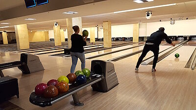 Bowling zum Abschluss des Ausbildungsjahres -1